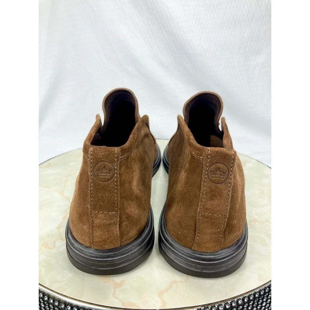 Peter Millar Excursionist Suede Chukka Boots Mens Size 12.5 Brown Slip On Shoes
